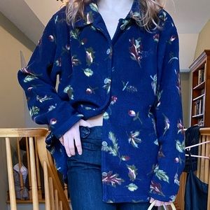 VTG fleece button up🍂